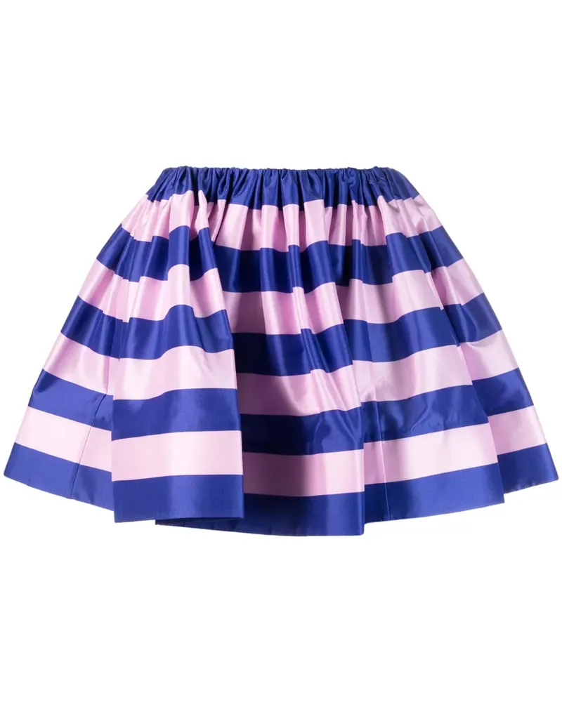 Zimmermann Midirock mit Querstreifen - Rosa Rosa