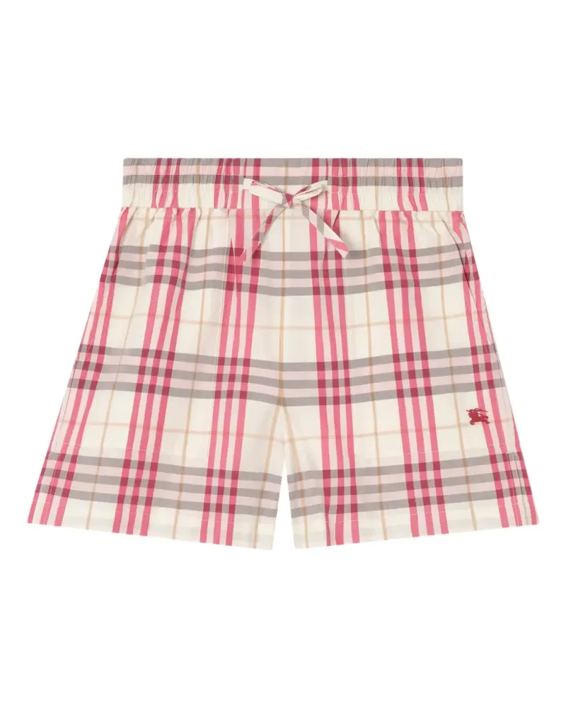 Burberry Karierte Shorts - Nude Nude