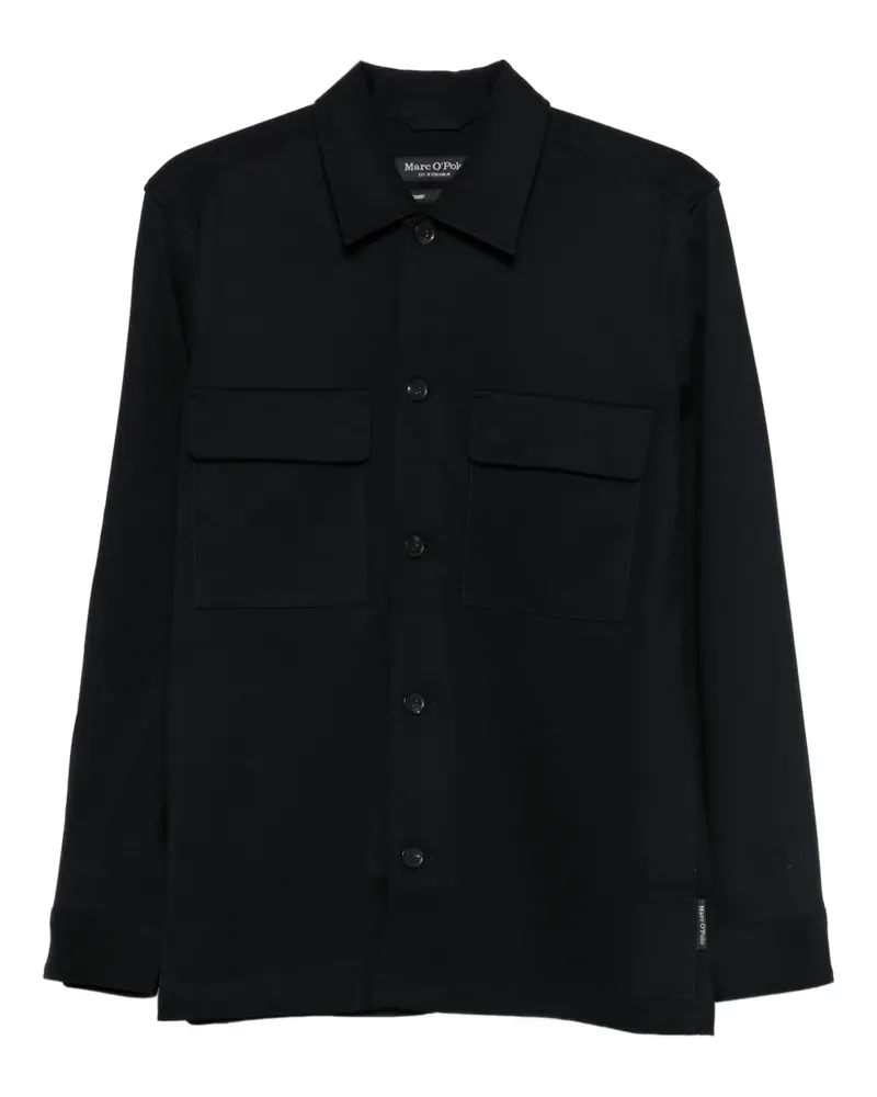 Marc O'Polo buttoned pocket overshirt - Blau Blau