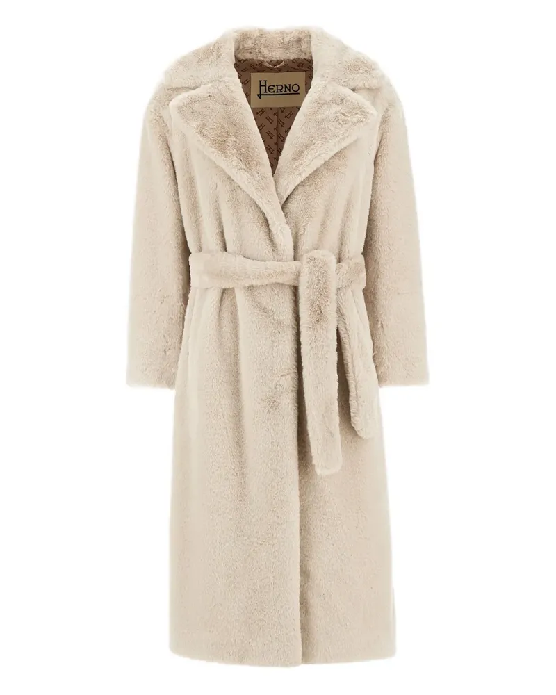 Herno belted coat - Nude Nude