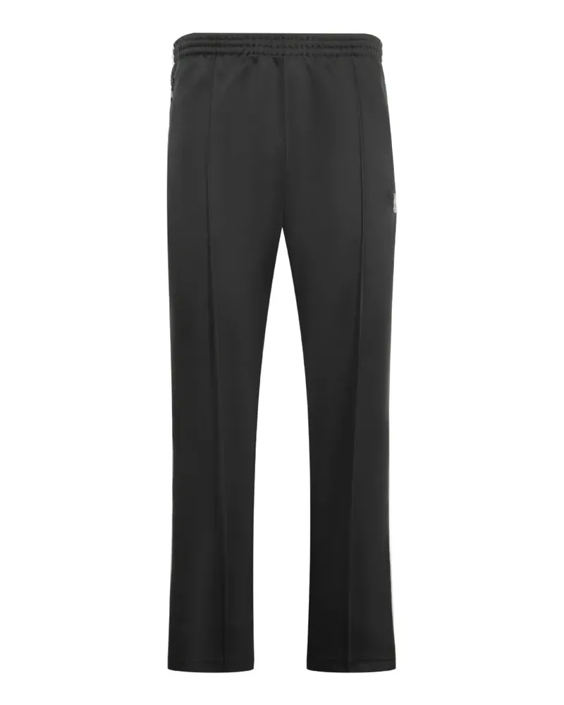 NEEDLES logo-embroidered side-stripe track pants - Schwarz Schwarz