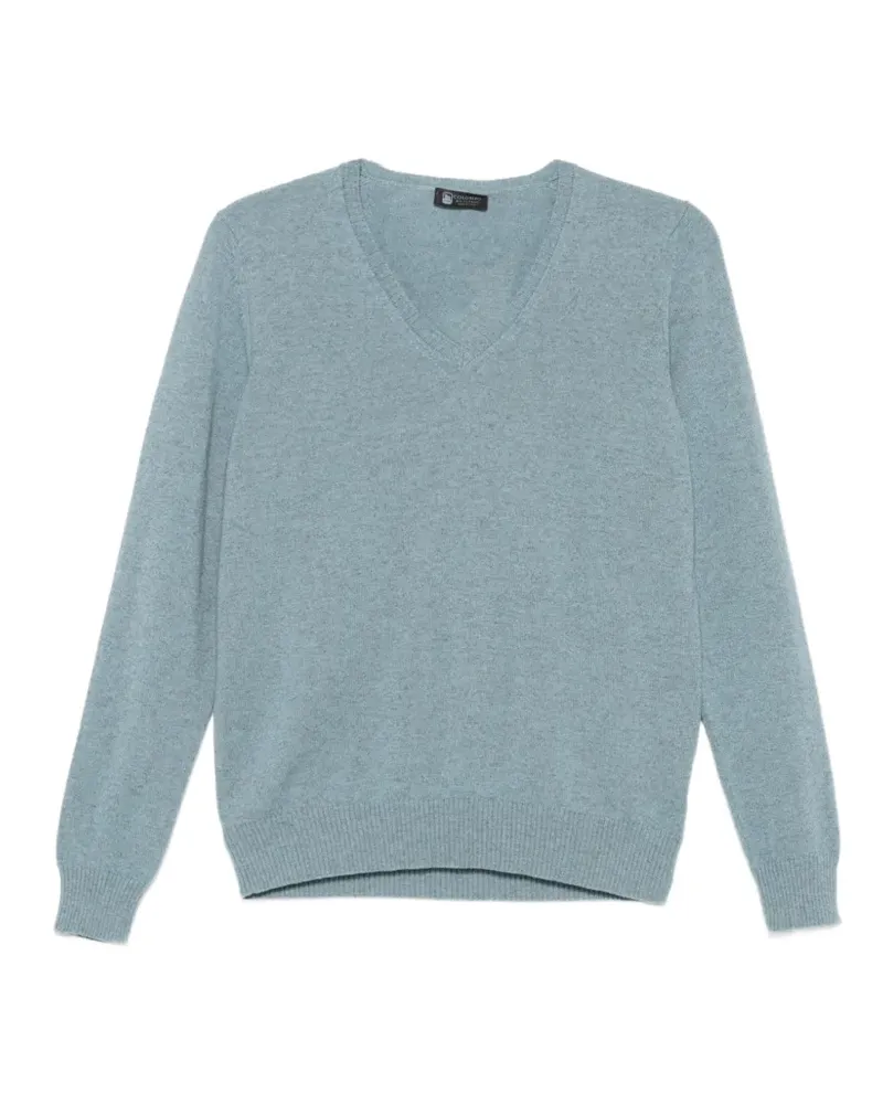 Colombo Pullover mit V-Ausschnitt - Blau Blau