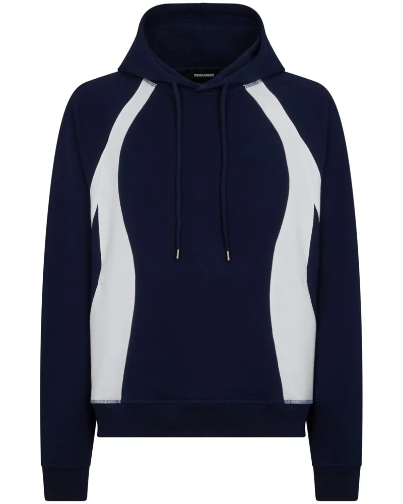 Dsquared2 Hoodie mit Logo-Print - Blau Blau