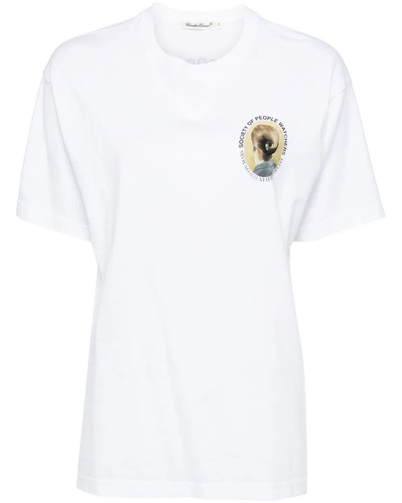 Undercover T-Shirt mit grafischem Print - Weiß Weiß