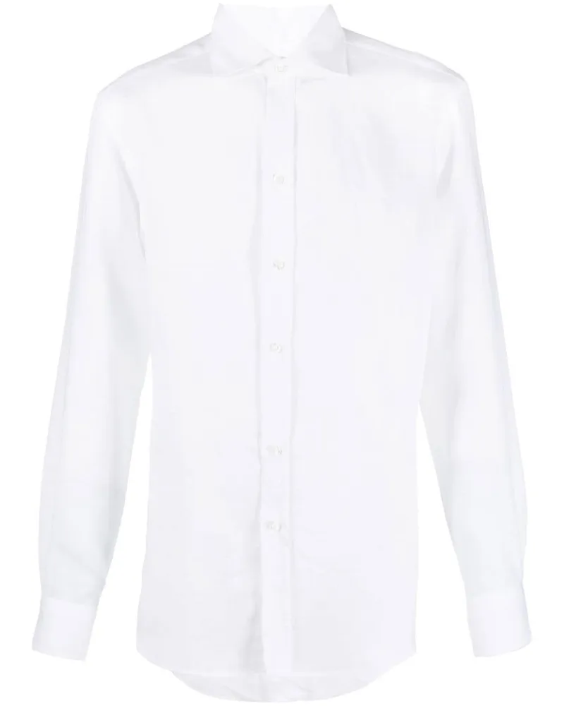 Ralph Lauren Hemd aus Leinen - Weiß Weiß