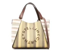 Gestreifter Shopper - Gelb