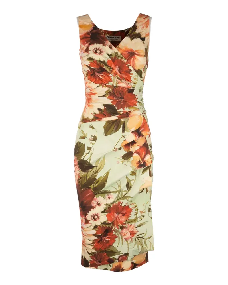 Chiara Boni Isoshi Kleid mit Blumenprint - Grün Grün