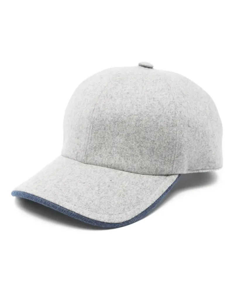 BARBA Baseballkappe aus Filz - Grau Grau
