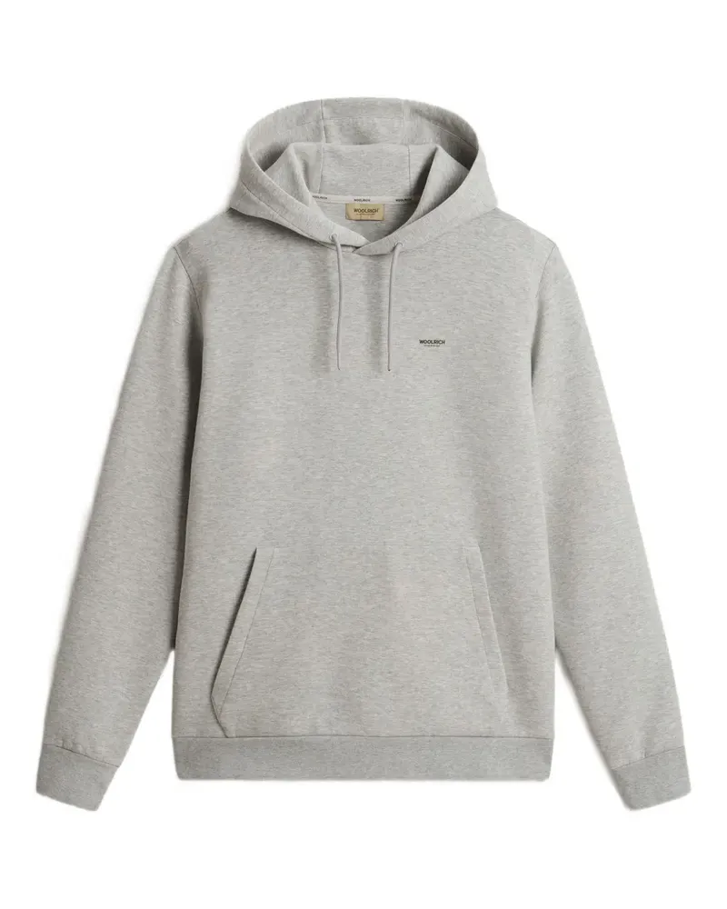 Woolrich Hoodie mit Logo - Grau Grau
