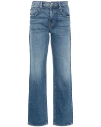 SLVRLAKE Tief sitzende Remy Straight-Leg-Jeans Blau