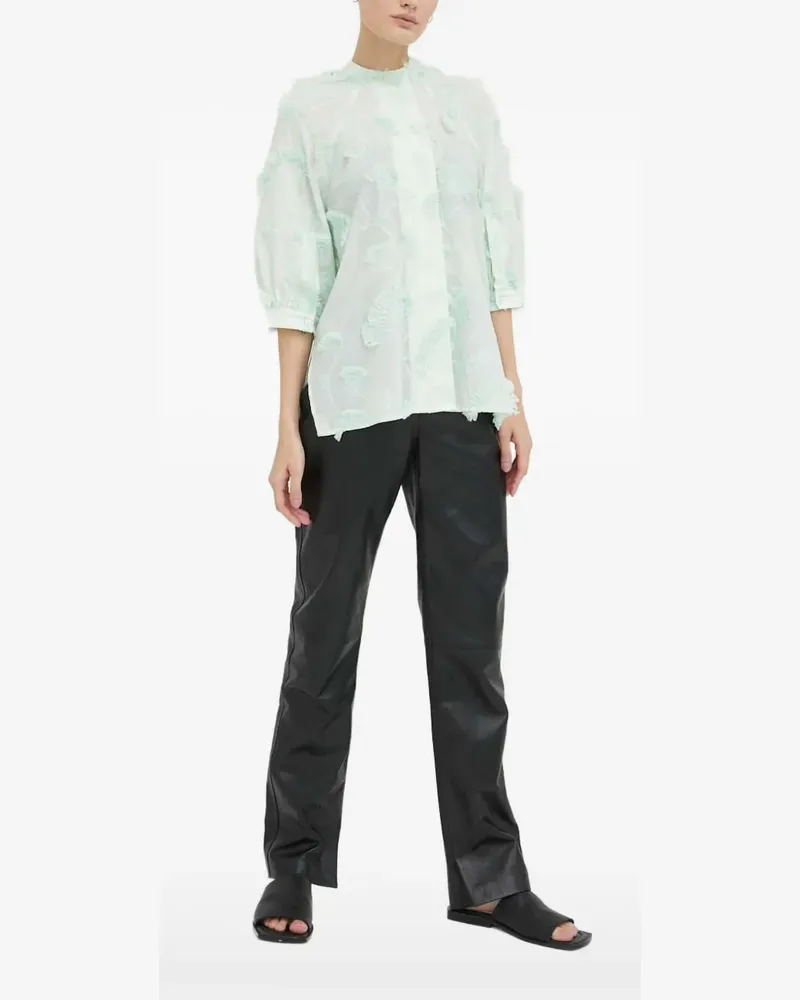 Day Birger et Mikkelsen floral appliqué blouse - Weiß Weiß