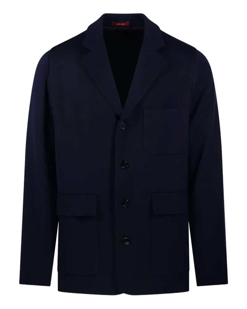 Gucci patch-pocket jacket - Blau Blau