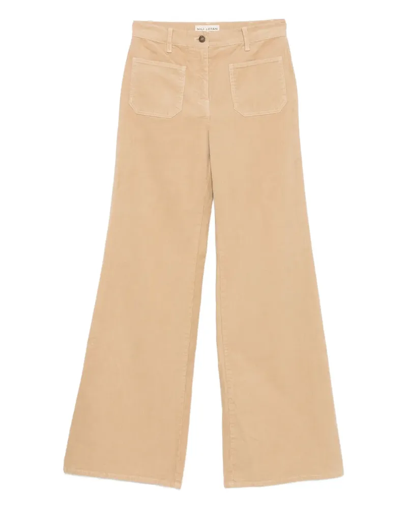 Nili Lotan Hose mit aufgesetzten Taschen - Nude Nude