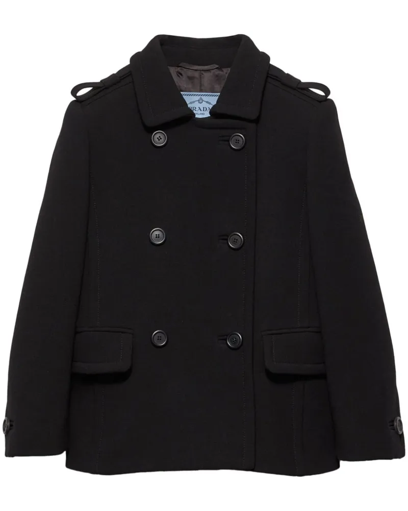 Prada Doppelreihiges Sakko - Schwarz Schwarz
