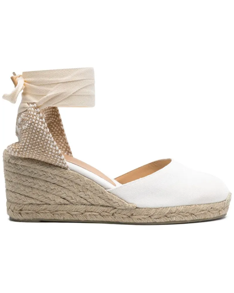 Castañer Carina Espadrilles 70mm Weiß