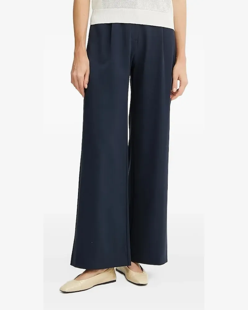 Patrizia Pepe Palazzohose mit elastischem Bund - Blau Blau