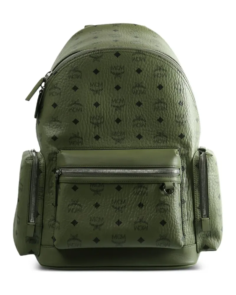 MCM Stark monogram backpack - Grün Grün