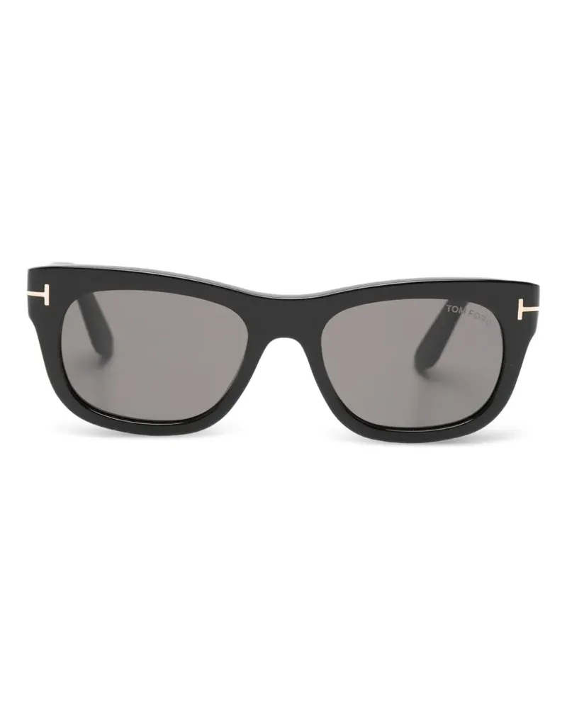 Tom Ford marshall rectangle-frame sunglasses - Schwarz Schwarz