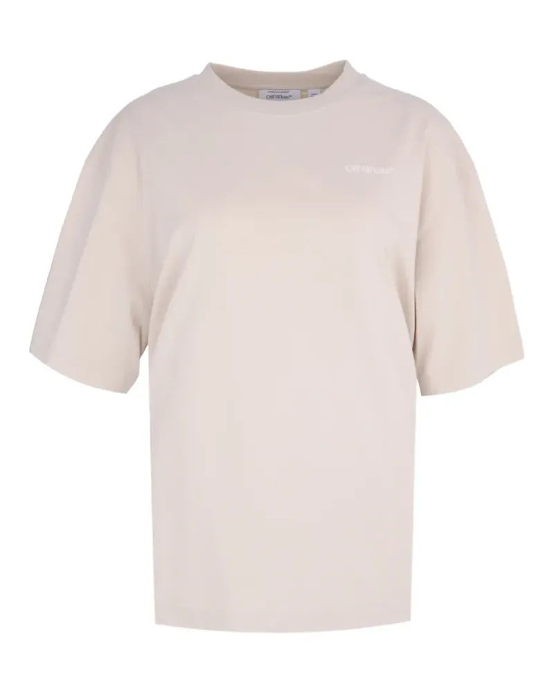 OFF-WHITE Half Arrow-print T-shirt - Nude Nude