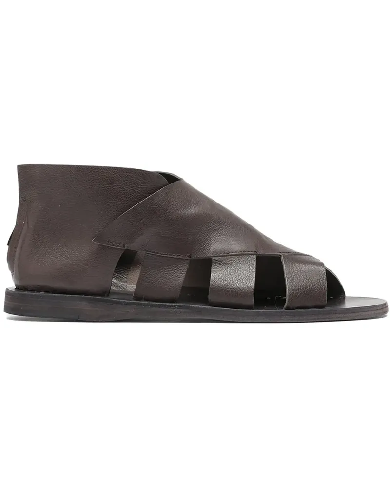 Officine Creative Italia Sandalen mit überkreuzten Riemen - Braun Braun