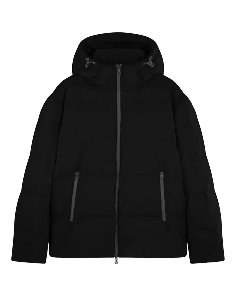 Paul & Shark Typhoon® Platinum Daunenjacke mit Kapuze - Schwarz Schwarz