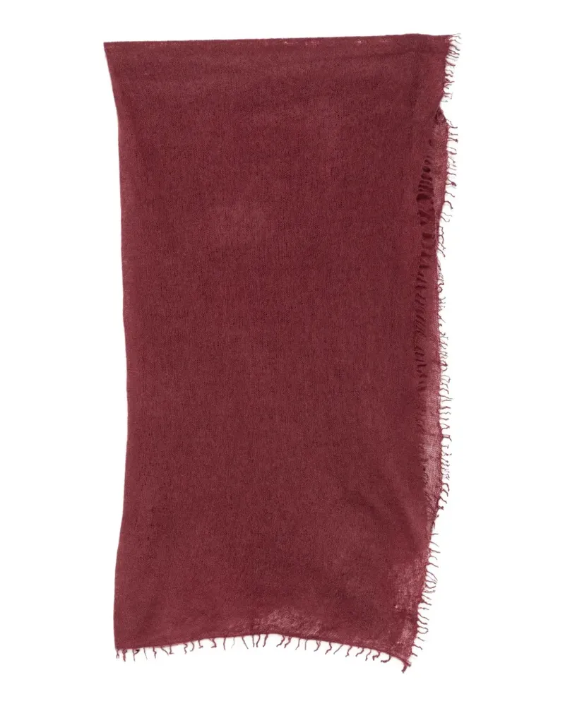 Warm-ME Ausgefranster Nomad Schal - Rot Rot