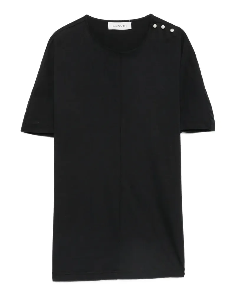 Lanvin embellished T-shirt - Schwarz Schwarz