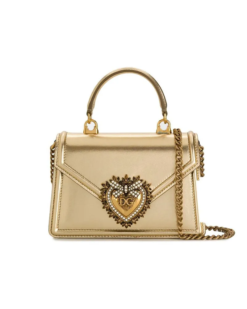 Dolce & Gabbana Kleine Devotion Handtasche - Gold Gold