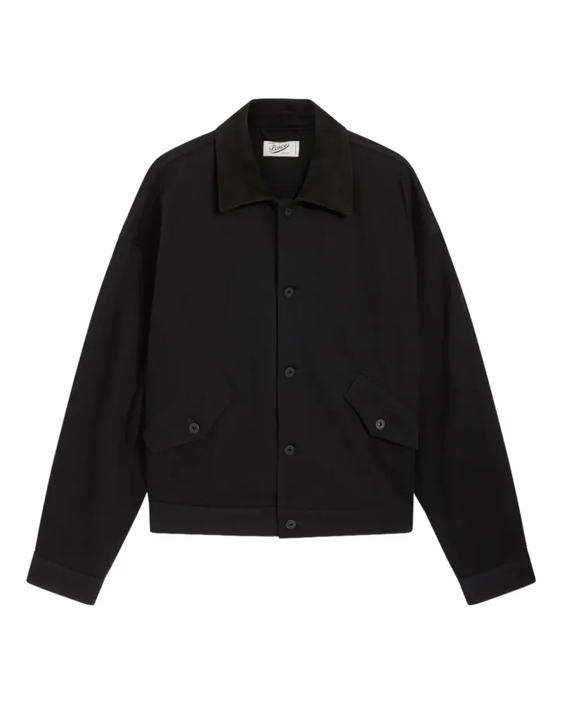 PENCE pocket collar jacket - Schwarz Schwarz