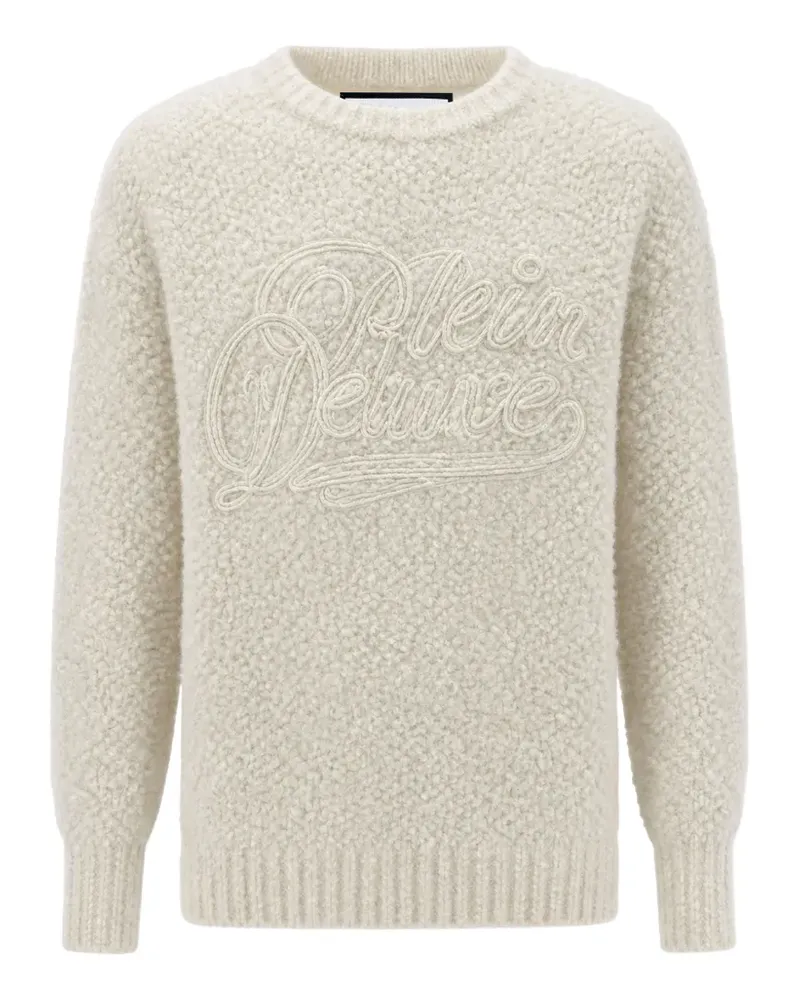 Philipp Plein Plein Deluxe Pullover aus Bouclé - Nude Nude