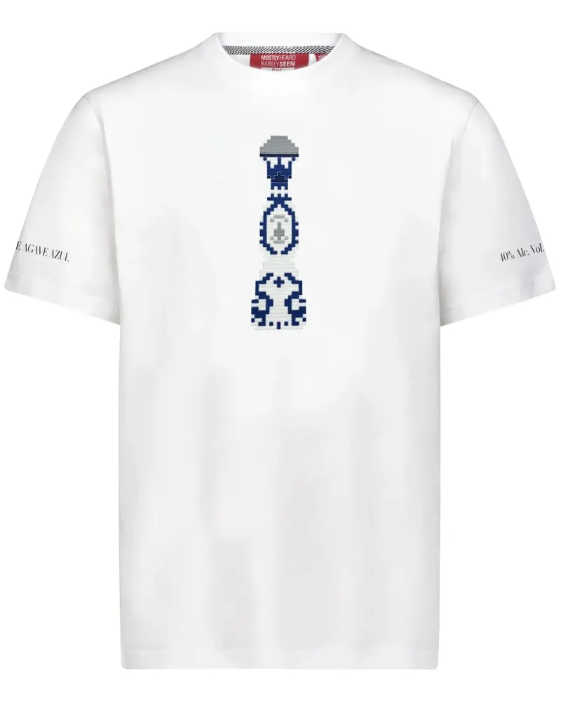 Mostly Heard Rarely Seen T-Shirt mit grafischem Print - Weiß Weiß