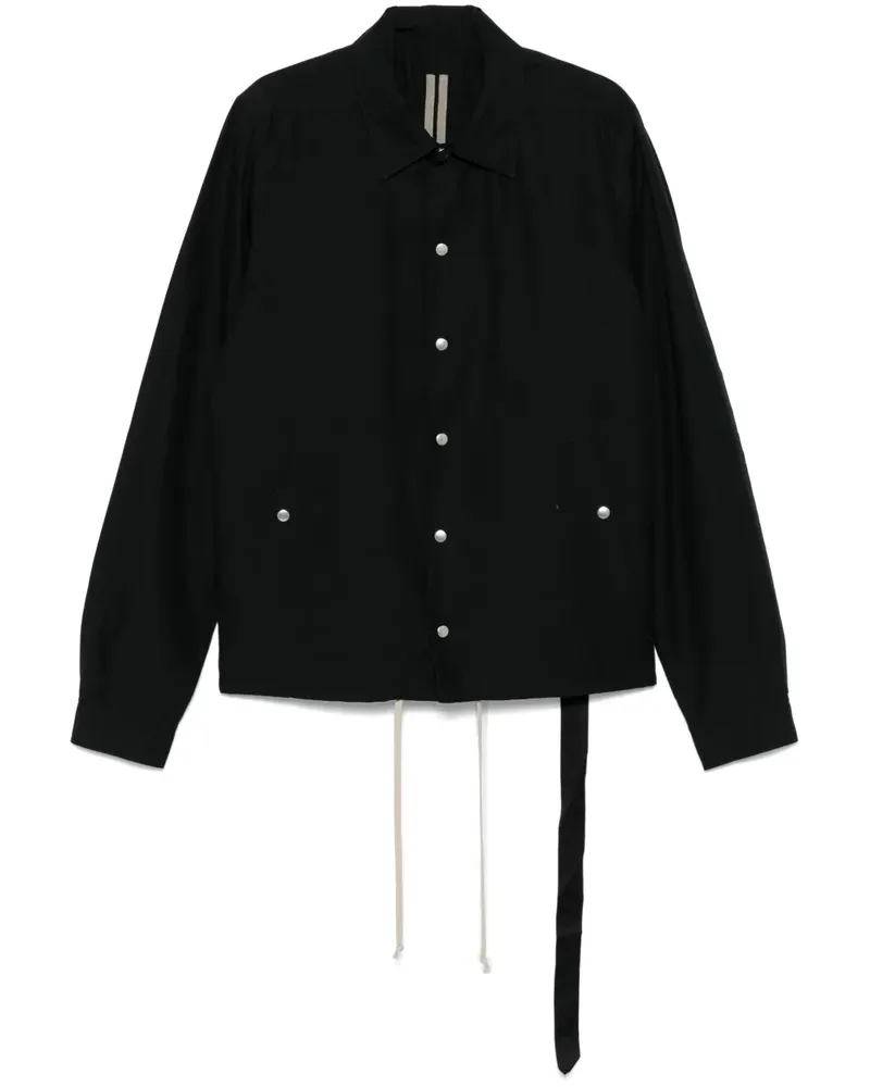 DRKSHDW by Rick Owens Hemdjacke aus Ripstop - Schwarz Schwarz
