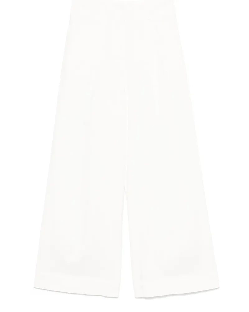 Peserico Stückgefärbte Gabardine-Hose - Weiß Weiß