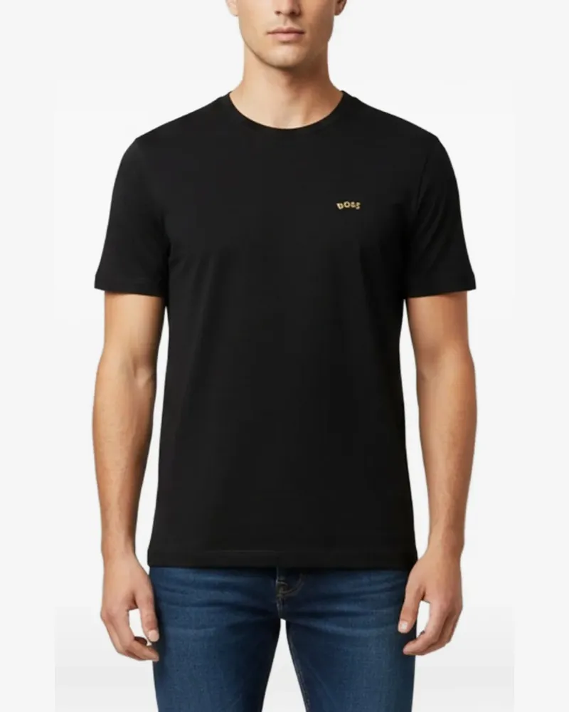 HUGO BOSS logo-print T-shirt - Schwarz Schwarz