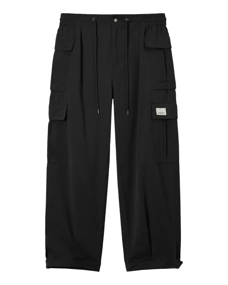 FIVE CM Cargohose mit Kordelzug - Schwarz Schwarz