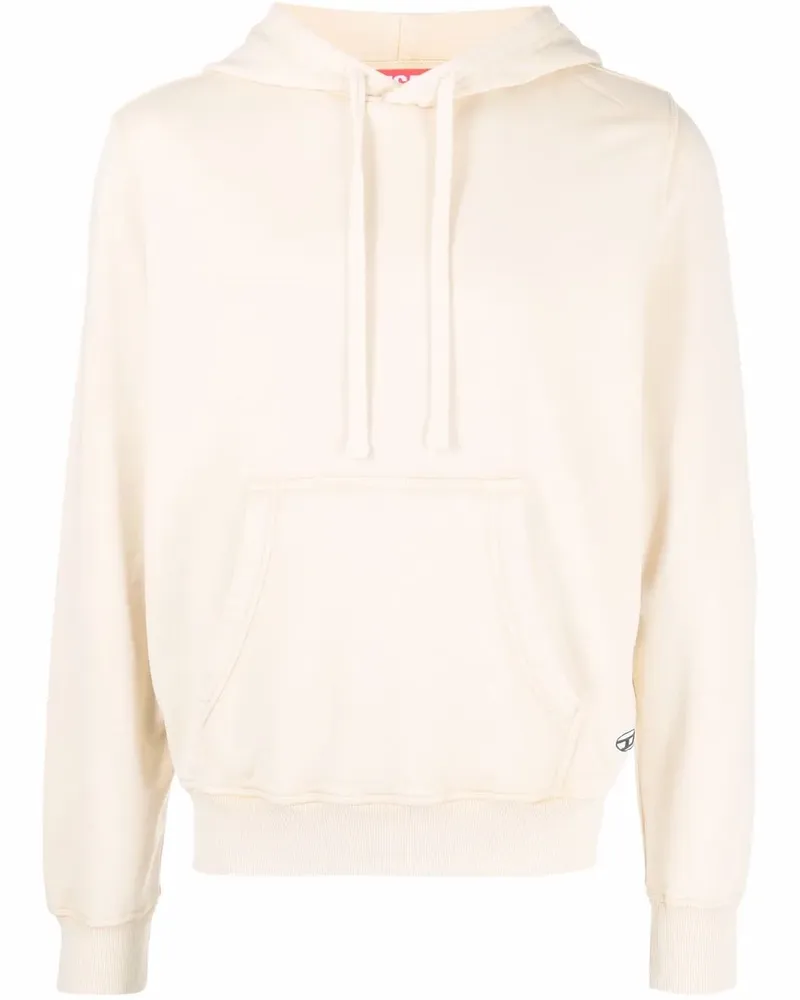 Diesel Hoodie mit Logo-Patch - Gelb Gelb