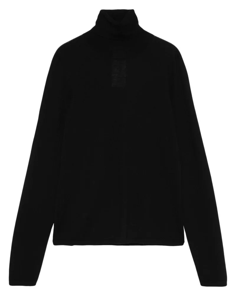 Max Mara Klassischer Kaschmirpullover - Schwarz Schwarz