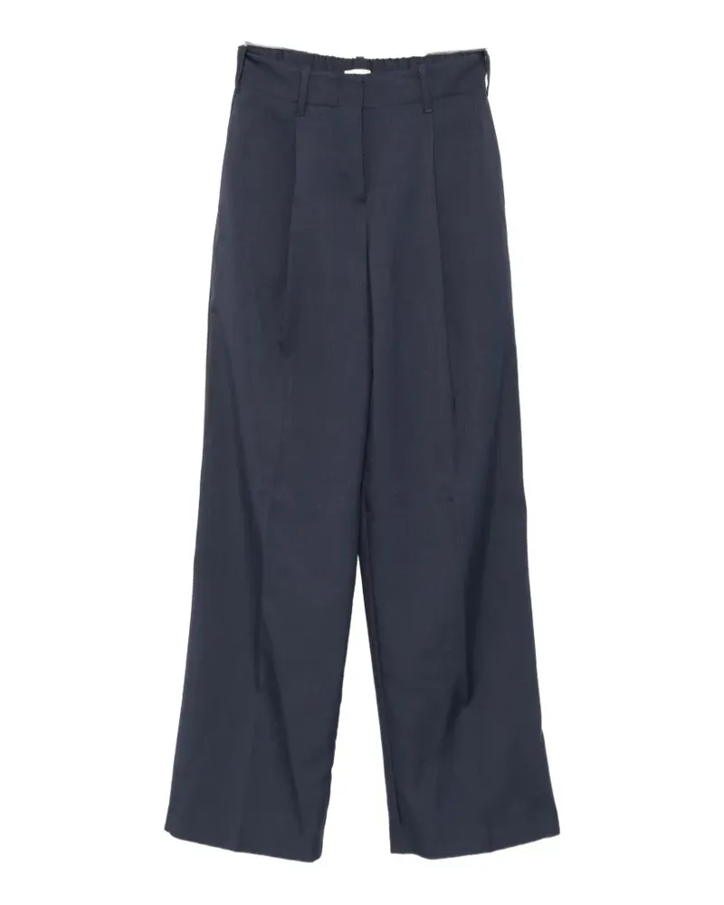 Herno pleated trousers - Blau Blau