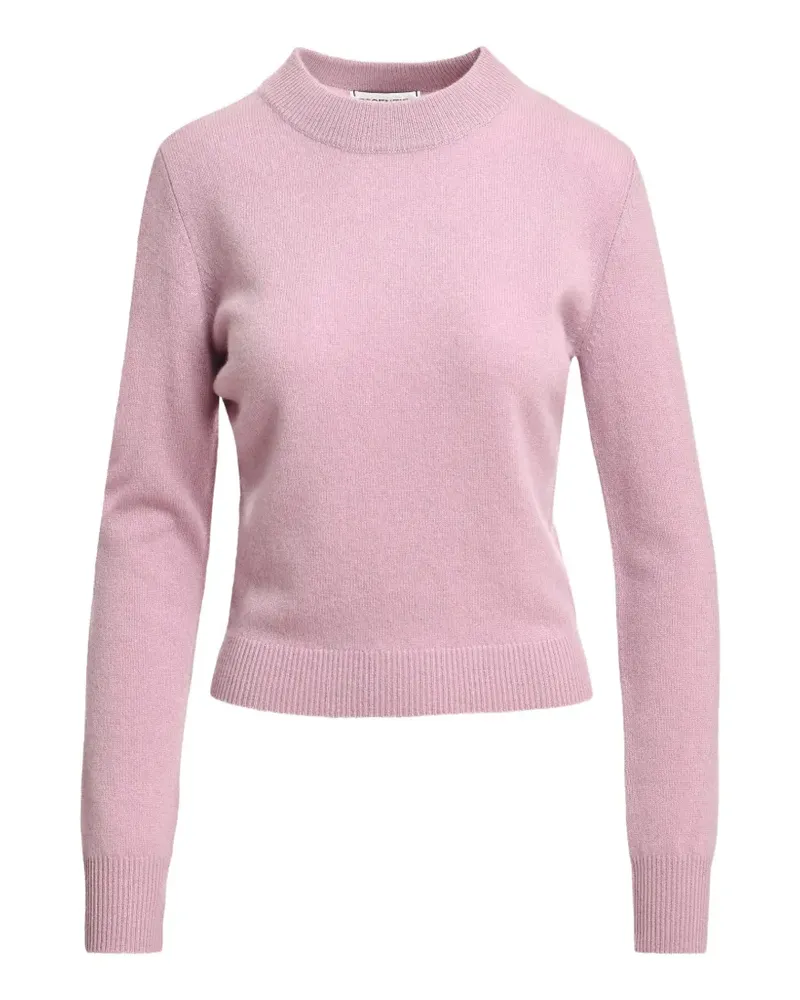 Essentiel Kash Pullover mit geripptem Besatz - Rosa Rosa