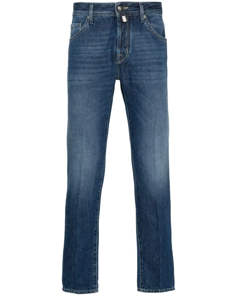 Jacob Cohën Scott Slim-Fit-Jeans - Blau Blau