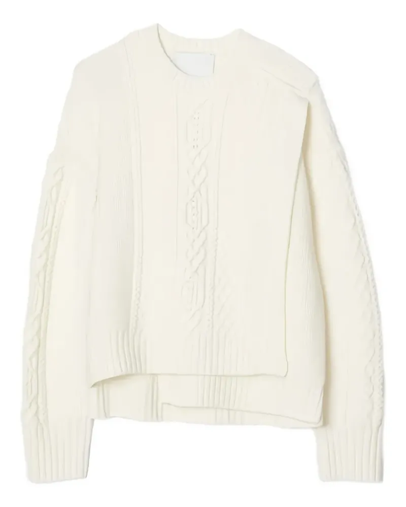 3.1 phillip lim Pullover mit Zopfmuster - Nude Nude