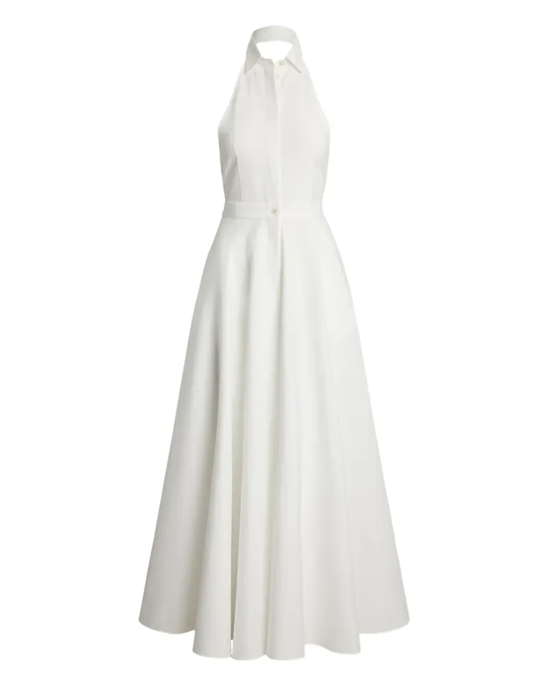 Ralph Lauren Kleid mit Neckholder-Ausschnitt - Weiß Weiß