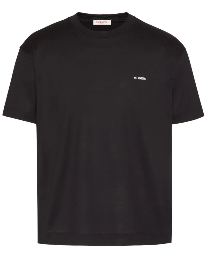 Valentino Garavani T-Shirt mit Logo-Print - Schwarz Schwarz