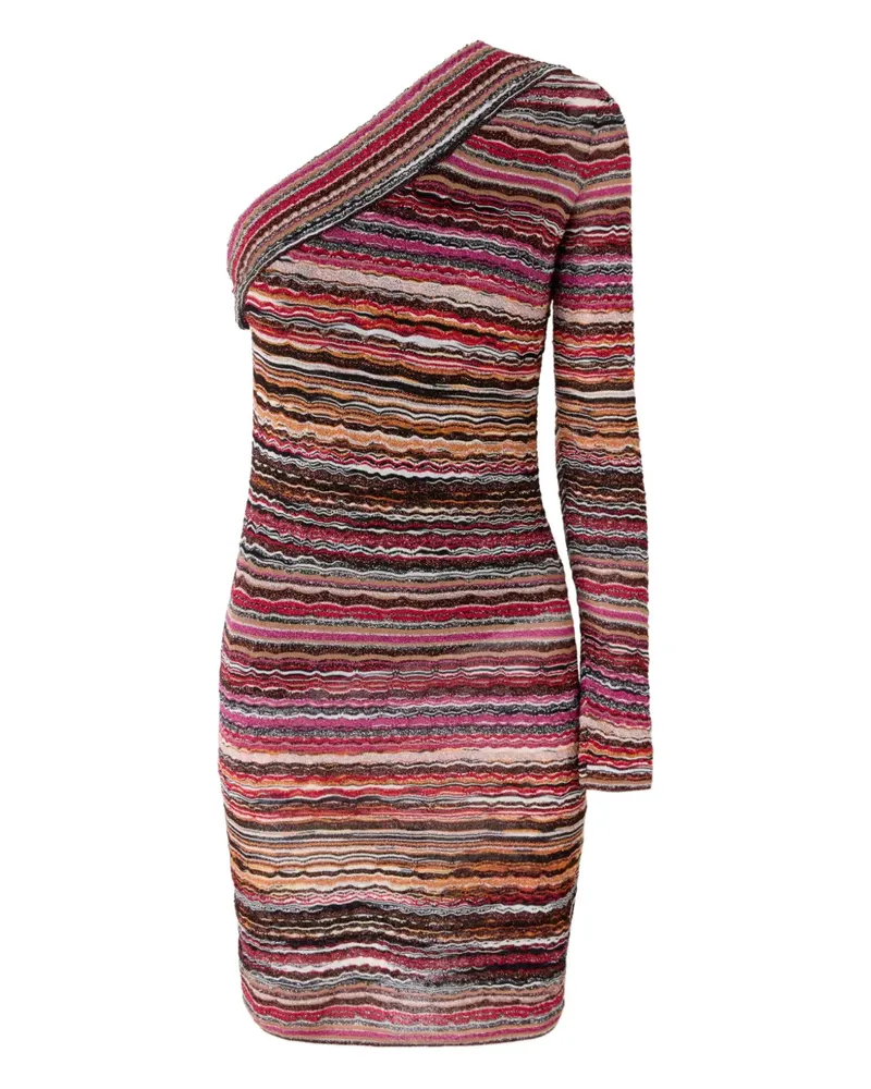Missoni Gestreiftes Minikleid - Rosa Rosa
