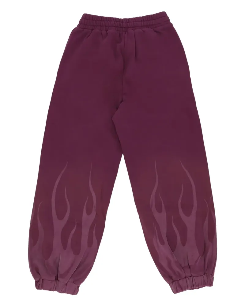 Vision Of Super flame-print trousers - Violett Violett