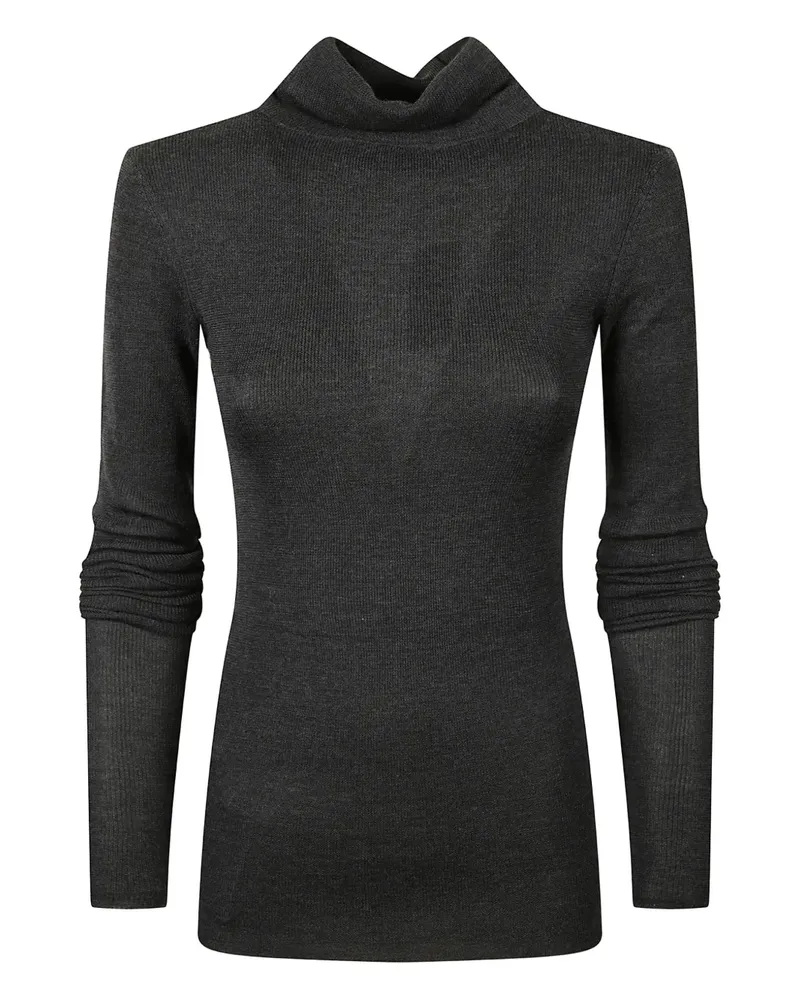 FRANKIE Shop Pullover mit Rollkragen - Grau Grau