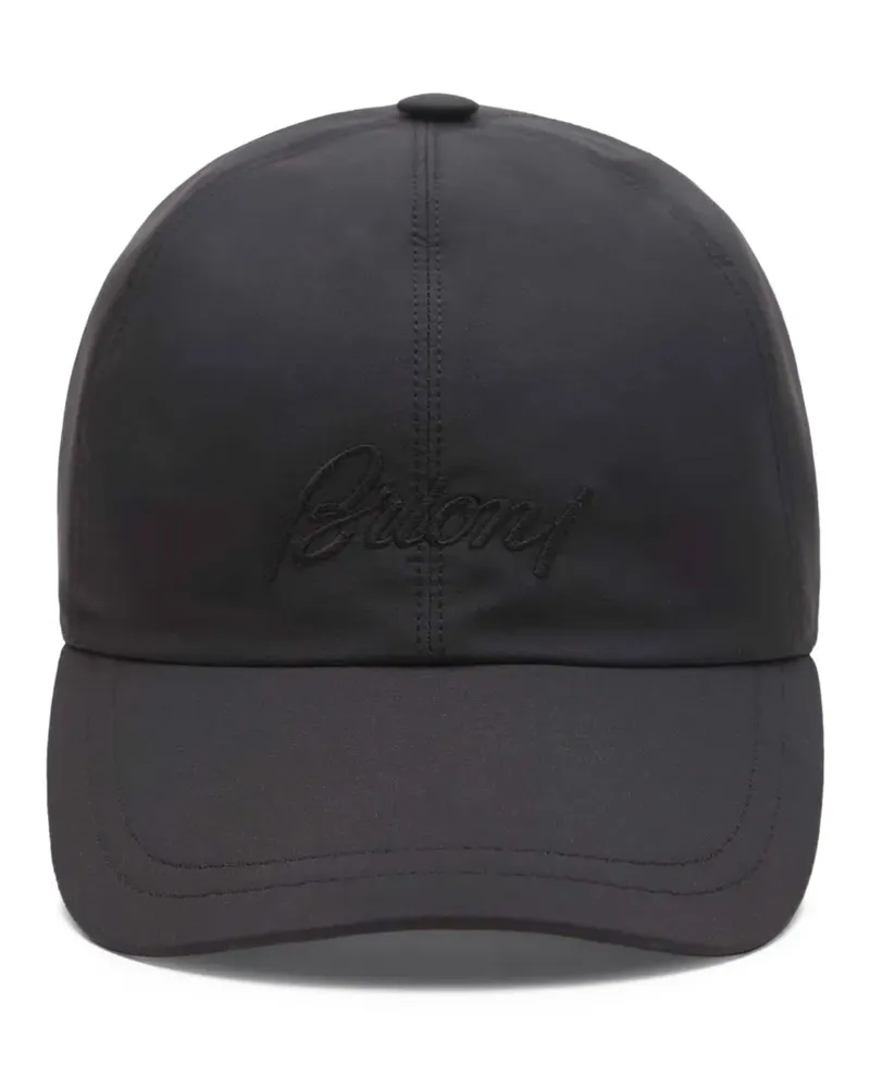 Brioni Performa embroidered cap - Blau Blau