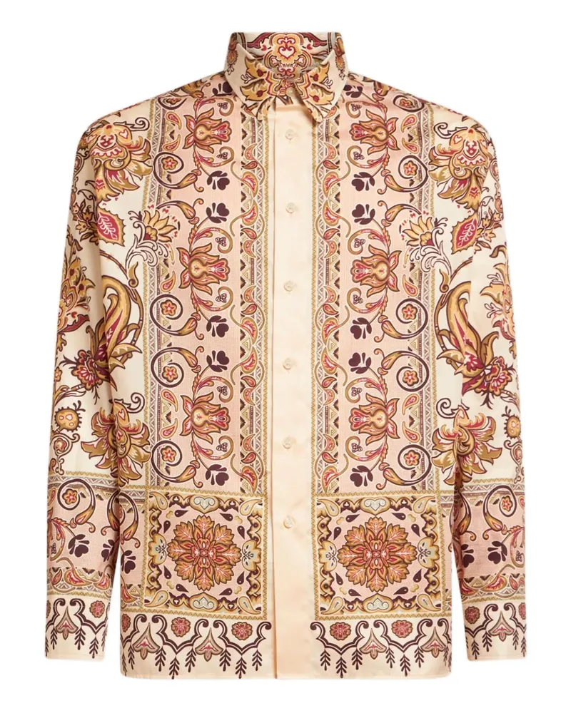 Etro Hemd mit Paisley-Print - Nude Nude