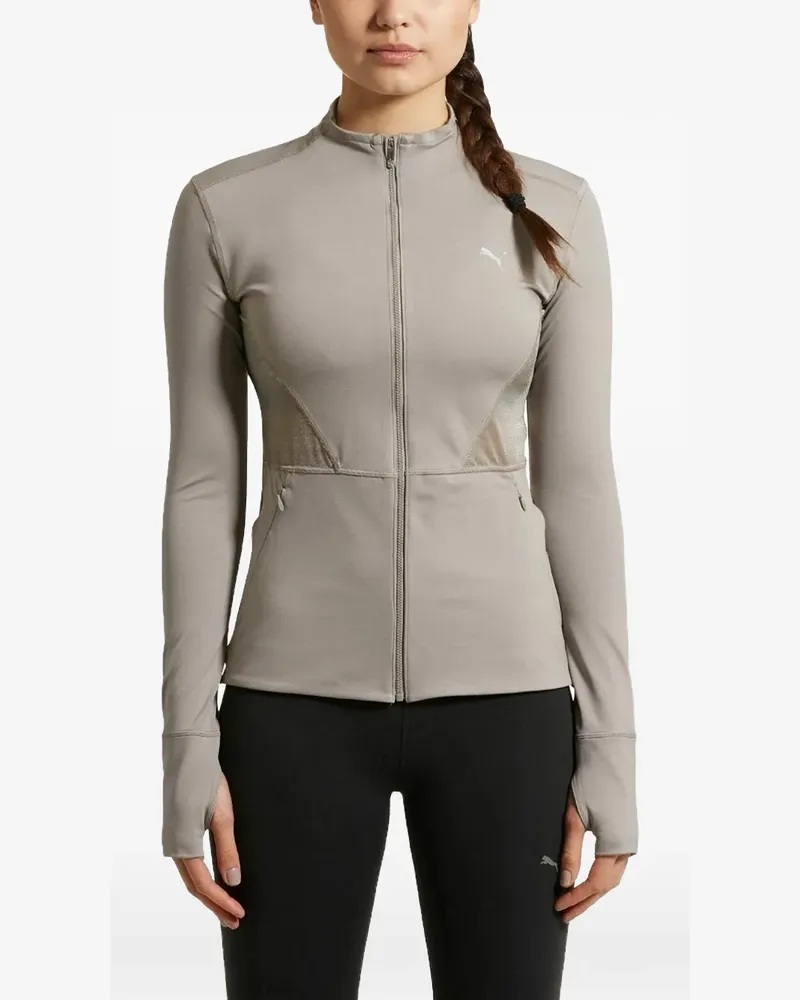 Puma Jacke mit Logo-Detail - Grau Grau