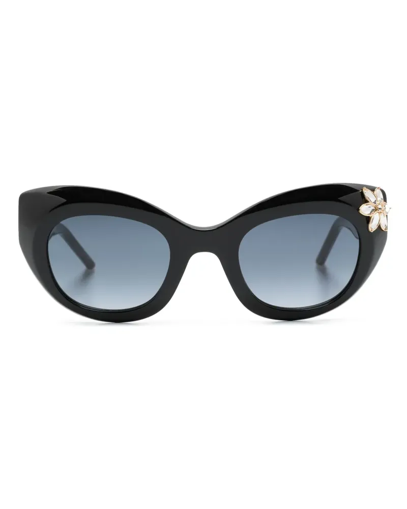Carolina Herrera New York Cat-Eye-Sonnenbrille mit Farbverlauf - Schwarz Schwarz